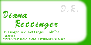 diana rettinger business card